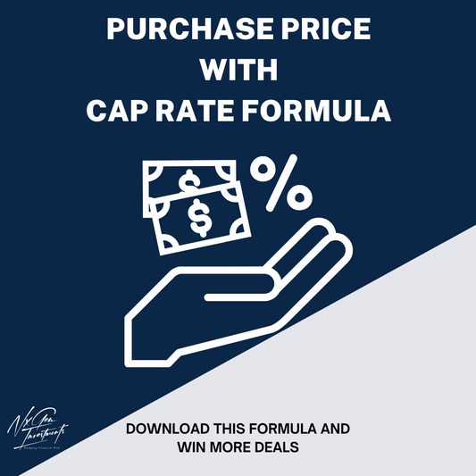 Use this formula when identifying the capitalization rate on an asset.